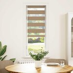 vidaXL Store zèbre marron sable largeur du tissu 40 9 cm polyester