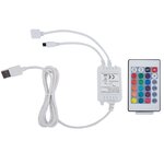 Vidaxl cadre de lit avec led noir similicuir 120 x 200 cm