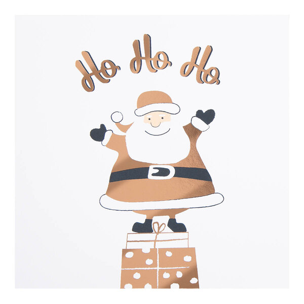 Carte De Vœux Etincelle Ho Ho Noël - Draeger paris