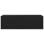 Meubles TV vidaXL 2 Pièces Chêne Noir 100x30x30 cm Bois d'ingénierie