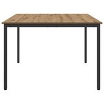 vidaXL Table de salle à manger / Table de repas MÉTAL