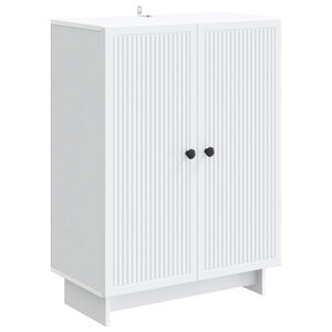 vidaXL Buffet Blanc 66 x 34 5 x 90 cm Bois d'ingénierie