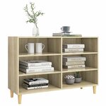 vidaXL Buffet chêne sonoma 103 5x35x70 cm bois d'ingénierie