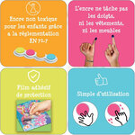 Peinture au doigt - Dès 3 ans - 6 tableaux à décorer + 1 encreur - Activité manuelle