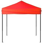 vidaXL Tente de réception pliable Rouge 2x2 m