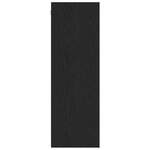 vidaXL Meuble TV mural Chêne noir 30 5 x 30 x 90 cm Bois d'ingénierie