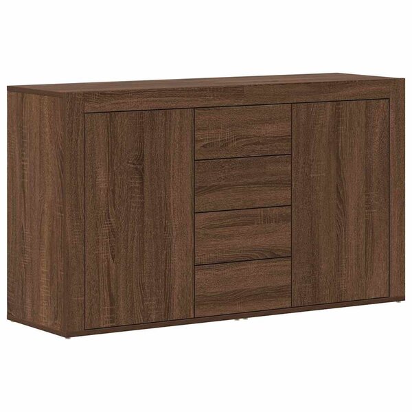 vidaXL Buffet Chêne marron 120 x 36 x 69 cm Bois d'ingénierie
