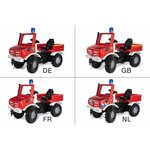 Rolly Toys 038220 - rollyUnimog Fire Truck avec frein et lumières