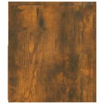 vidaXL Tables de chevet 2 Pièces avec LED chêne fumé 60x35x40 cm