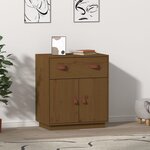 vidaXL Buffet Marron miel 65 5x40x75 cm Bois massif de pin