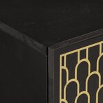 vidaXL Table de chevet 40x33x46 cm Bois de manguier solide