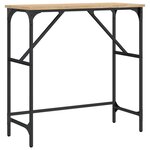 vidaXL Table console chêne sonoma 75x32x75 cm bois d'ingénierie