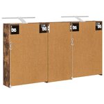 vidaXL Ensemble de Meubles de Salle de Bain 3 Pièces 116 x 16 x 62 5 cm
