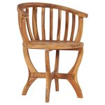 vidaXL Ensemble de bistro de jardin 3 Pièces Bois de teck solide