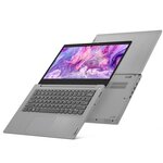 Lenovo ideapad 3 3700u ordinateur portable 35 6 cm (14") full hd amd ryzen™ 7 8 go ddr4-sdram 512 go ssd wi-fi 5 (802.11ac) windows 10 home gris  platine