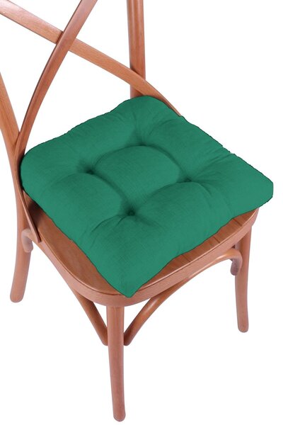 Galette de chaise 40 x 40 x 5 cm - Vert