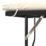 vidaXL Canapé de jardin avec coussins 2 places noir résine tressée