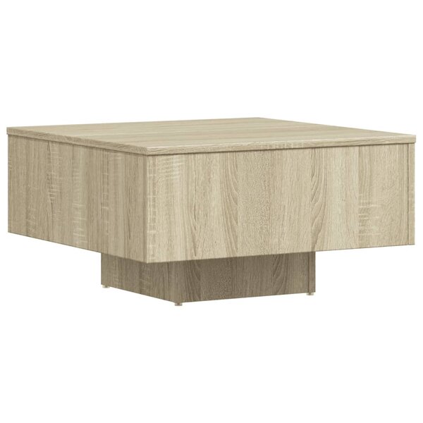 vidaXL Table basse chêne sonoma 60x60x31 5 cm bois d'ingénierie