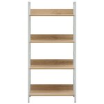 vidaXL Bibliothèque à 4 niveaux chêne 60x27 6x124 5 cm bois ingénierie