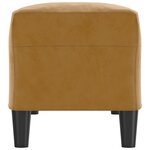 Banc banquette 100 x 35 x 41 cm velours marron 02_0010613