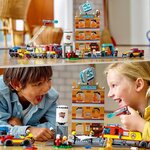 Lego 60321 city fire la brigade pompiers set de construction avec flammes  minifigures  jouet camion pour enfants des 7 ans