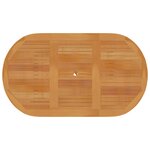 vidaXL Ensemble à manger de jardin 7 Pièces Bois de teck massif