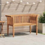 vidaXL Banc de jardin 127 5 x 52 x 80 cm en bois de teck massif