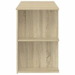 vidaXL Bureau chêne sonoma 140x50x75 cm bois d'ingénierie