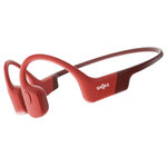 Casque à conduction osseuse bluetooth shokz openrun rouge