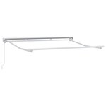 vidaXL Auvent Rétractable Rayure Multicolore 350x200 cm tissu