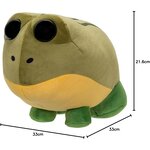Jazwares AME0052 - Adoptez-moi ! Peluche - Grenouille