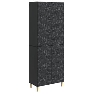 vidaXL Ensemble de Meubles 2 Pièces Noir Bois d'ingénierie
