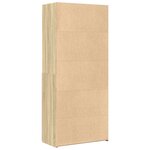 vidaXL Buffet haut chêne sonoma 80x42 5x185 cm bois d'ingénierie
