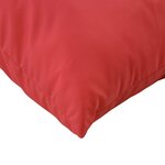 vidaXL Coussins de palette lot de 2 rouge tissu