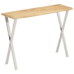 vidaXL Table console à live edge 105x33x76 cm bois de manguier massif