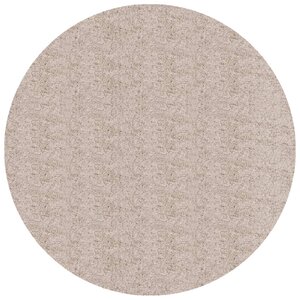 vidaXL Tapis shaggy PAMPLONA poils longs moderne beige Ø 80 cm