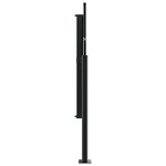 vidaXL Auvent latéral rétractable vert foncé 140x600 cm