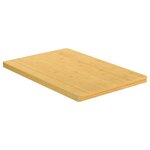 vidaXL Dessus de table 60x100x2 5 cm bambou
