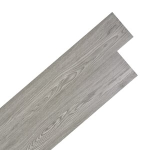 vidaXL Dalles de plancher PVC autoadhésif 5 02 m² 2 mm gris foncé