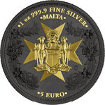 Monnaie GOLDEN EAGLE Limited Edition 1 Oz Argent 5€ Euro Malta 2026