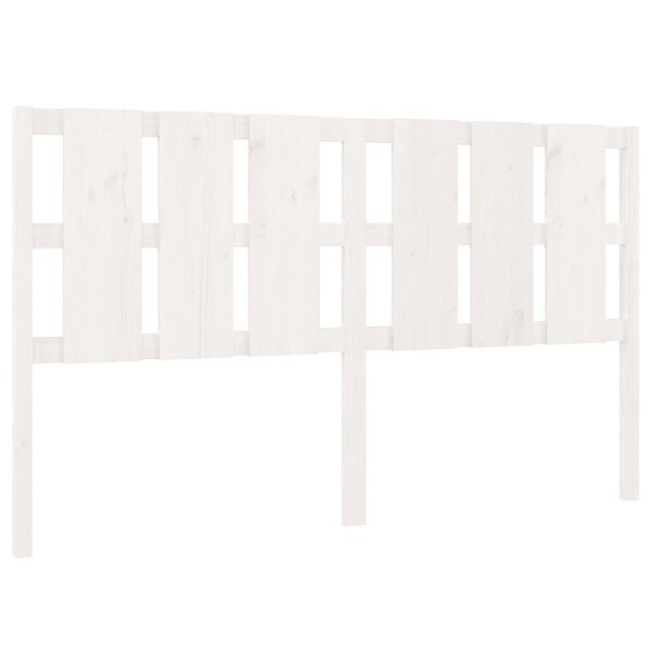 vidaXL Tête de lit blanc 185 5x4x100 cm bois massif de pin