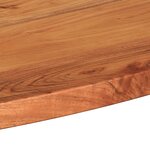vidaXL Dessus de table 110x40x3 8 cm ovale bois massif d'acacia