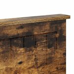 vidaXL Tête de lit Chêne fumé 140 cm Bois d'ingénierie