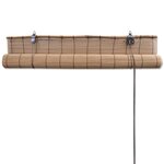 Vidaxl store roulant bambou marron 80x160 cm