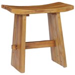 vidaXL Tabouret Bois de teck massif