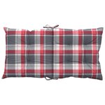 vidaXL Coussins de chaise de jardin à dossier bas lot de 2
