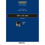 Bandes Klemmfix double soudure 156 x 111 mm pour blocs de timbres. Fond - Noir