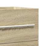 vidaXL Armoire de lavabo vieux bois 80x38 5x48 cm bois d'ingénierie