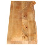vidaXL Dessus de table à bord vivant 180x40x3 8cm bois massif manguier