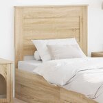 vidaXL Tête de lit Chêne Sonoma 80 cm Bois d'ingénierie